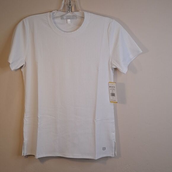 EleVen by Venus Williams Women's Love to Love Rib Tee Medium - Picture 1 of 7